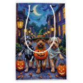 Hunde-Trick-oder-Treating Halloween-Kostüme Mittlere Geschenktüte (Vorderseite)