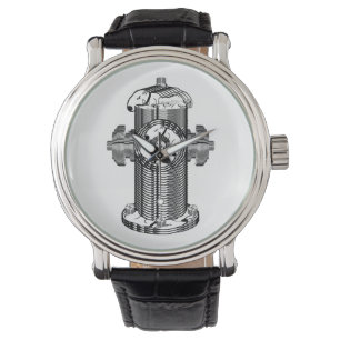 Hunde-Trinkbrunnen Armbanduhr