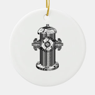 Hunde-Trinkbrunnen Keramik Ornament