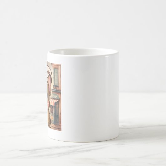 HUNDE TRINKKAFFEE KAFFEETASSE (Mittel)
