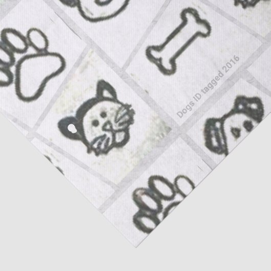 Hunde-u. Katzen-Seidenpapier Seidenpapier (Ausschnitt)