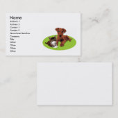 Hunde-u. Katzen-Visitenkarte Visitenkarte (Vorne/Hinten)