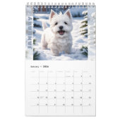 Hunde über Niedliche Welpen Wasserfarben Saison Kalender (Jan 2026)
