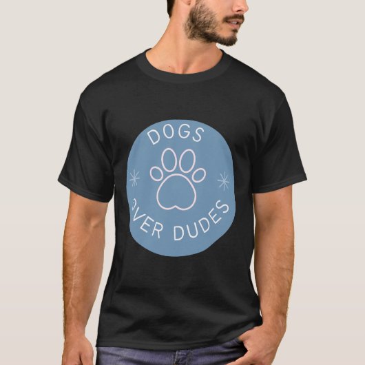 Hunde über Typ T-Shirt (Vorderseite)