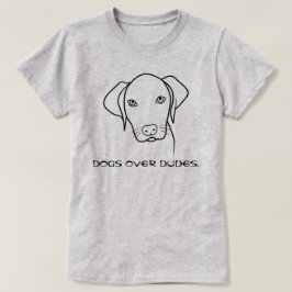 Hunde über Typen Weimaraner T-Shirt