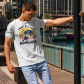 Hunde und Blume Glück T-Shirt