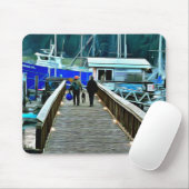 Hunde und Bootsfahrten auf Lopez Island Mouse Pad Mousepad (Mit Mouse)