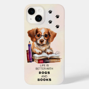 Hunde und Bücher Liebhaber Case-Mate iPhone 14 Hülle