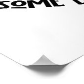 Hunde und Cartoon mit Feuer und Dalmatiner Poster (Ecke)