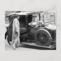 Hunde und Chauffeur, 20er Jahre