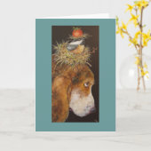 Hunde- und Chipkarte Karte (Gelbe Blume)