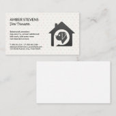 Hunde und Doggie House Visitenkarte (Vorne/Hinten)