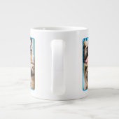 Hunde und ein Foto der Katzengruppe Jumbo-Tasse (Rückseite)