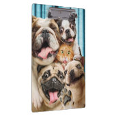 Hunde und ein Foto der Katzengruppe Klemmbrett (Rechts)