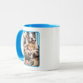Hunde und ein Foto der Katzengruppe Tasse (Vorderseite Links)