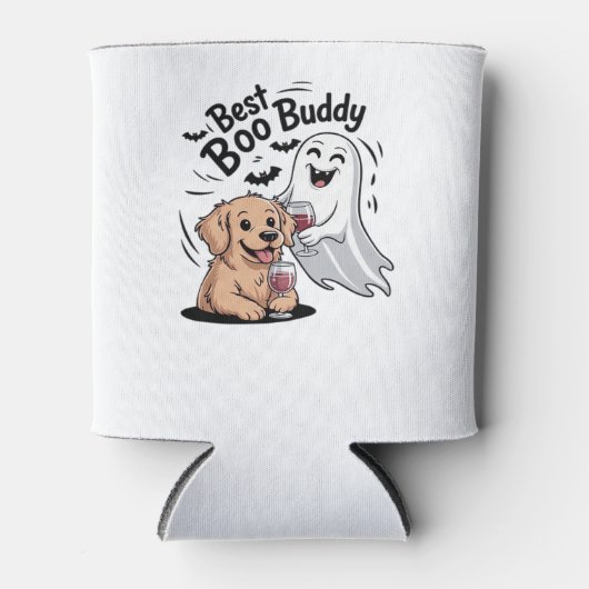 Hunde und Geist trinken Wein. Klassischer T - Shir Dosenkühler (Vorderseite)