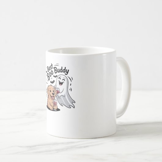 Hunde und Geist trinken Wein. Klassischer T - Shir Kaffeetasse (VorderseiteRechts)
