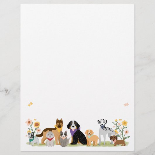 Hunde und Haustiere Sitzinformationen (Rückseite)