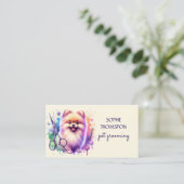 Hunde und Haustiere Visitenkarte (Stehend Vorderseite)