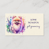 Hunde und Haustiere Visitenkarte (Vorderseite)