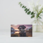 Hunde und Haustiere Visitenkarte (Stehend Vorderseite)