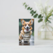 Hunde und Haustiere Visitenkarte (Stehend Vorderseite)