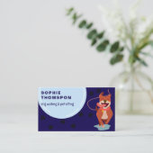 Hunde und Haustiere Visitenkarte (Stehend Vorderseite)