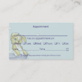 Hunde-und HaustierGroomer - Hündchen-Schaumbad Terminkarte (Rückseite)