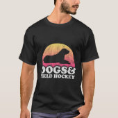 Hunde und Hockeyschläger, für Männer oder Frauen T-Shirt (Vorderseite)