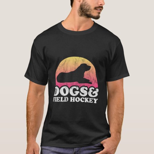 Hunde und Hockeyschläger, für Männer oder Frauen T-Shirt (Vorderseite)