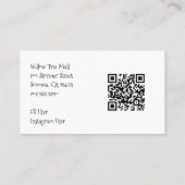 Hunde und Hunde Knochenmuster Hund Grooming Wellne Visitenkarte (Rückseite)