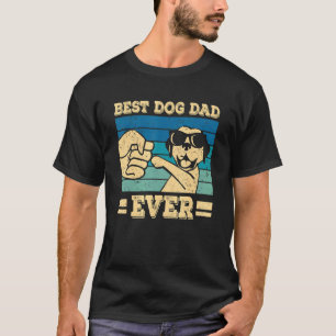 Hunde und Hundepapa  beste Freunde  Vater Männer T-Shirt