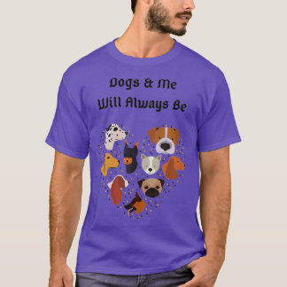 Hunde und ich ewig lieben Hunde Rassenkind T-Shirt