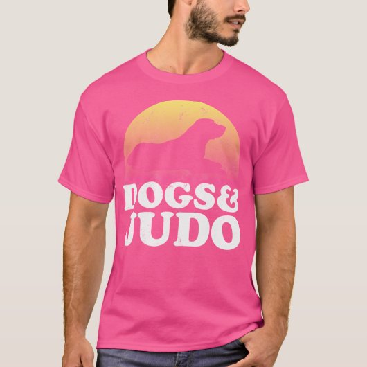Hunde und Judo, für Männer oder Frauen T-Shirt (Vorderseite)
