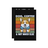 Hunde- und Kaffeeübergabe Fakultative Personalisie Karte (Vorderseite/Rückseite Beispiel)