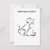 "HUNDE UND KATZE GEBURTSTAGE PERSONALISIERT. (Vorderseite)