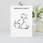 "HUNDE UND KATZE GEBURTSTAGE PERSONALISIERT. (Stehend Vorderseite)