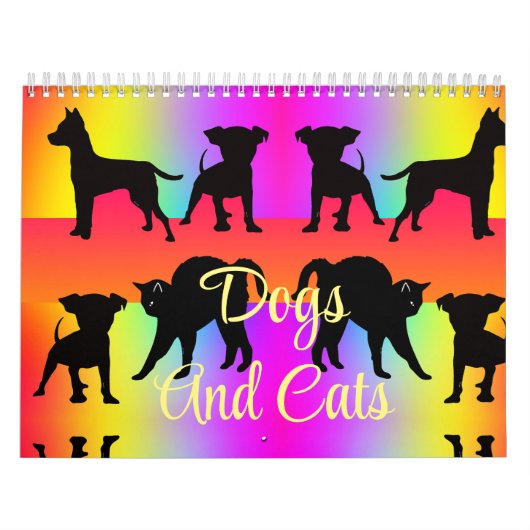 Hunde und Katzen 12 Monate Kalender (Titelbild)