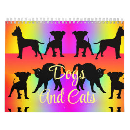 Hunde und Katzen 12 Monate Kalender
