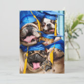 Hunde- und Katzen-Absolventen im Fotobooth Einladung (Stehend Vorderseite)