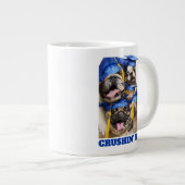 Hunde- und Katzen-Absolventen im Fotobooth Jumbo-Tasse (Vorderseite Rechts)