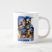 Hunde- und Katzen-Absolventen im Fotobooth Jumbo-Tasse (Rechts)