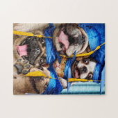 Hunde- und Katzen-Absolventen im Fotobooth Puzzle (Horizontal)