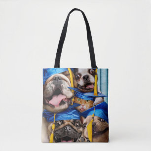 Hunde- und Katzen-Absolventen im Fotobooth Tasche