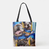 Hunde- und Katzen-Absolventen im Fotobooth Tasche (Rückseite)