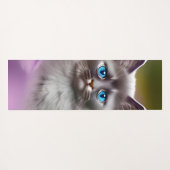 Hunde und Katzen AI Art Yoga Mat Yogamatte (Rückseite (Horizontal))