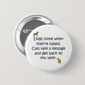 Hunde und Katzen Button (Vorne & Hinten)