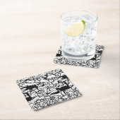 Hunde und Katzen Cartoon" Untersetzer (Vor Ort)