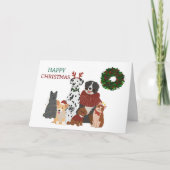 Hunde und Katzen Dankeskarte (Vorderseite)