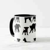 Hunde und Katzen Haustier Liebhaber Besitzer Schwa Tasse (Vorderseite Links)